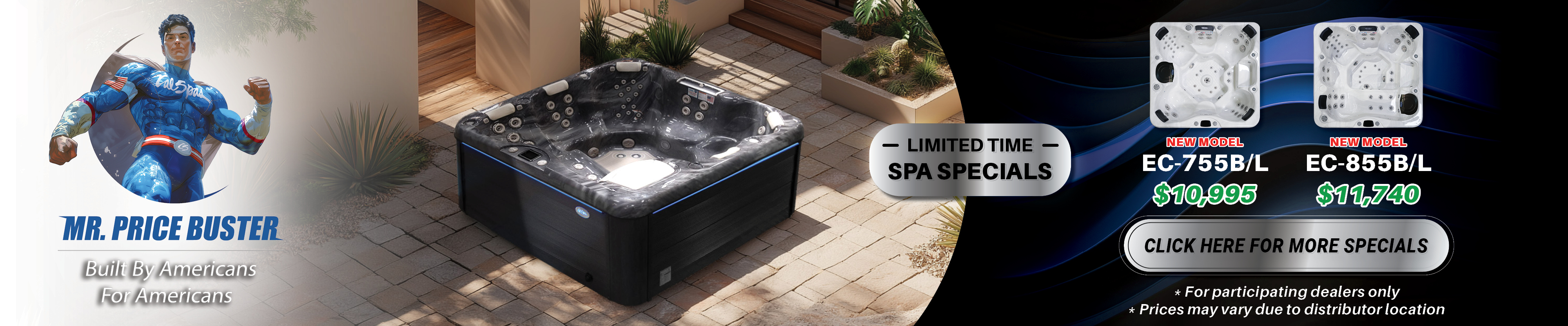 Calspas hot tub being used in a family setting - Boston